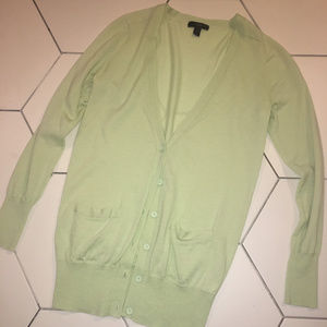 J.Crew 100% Merino Wool Small Green Sweater